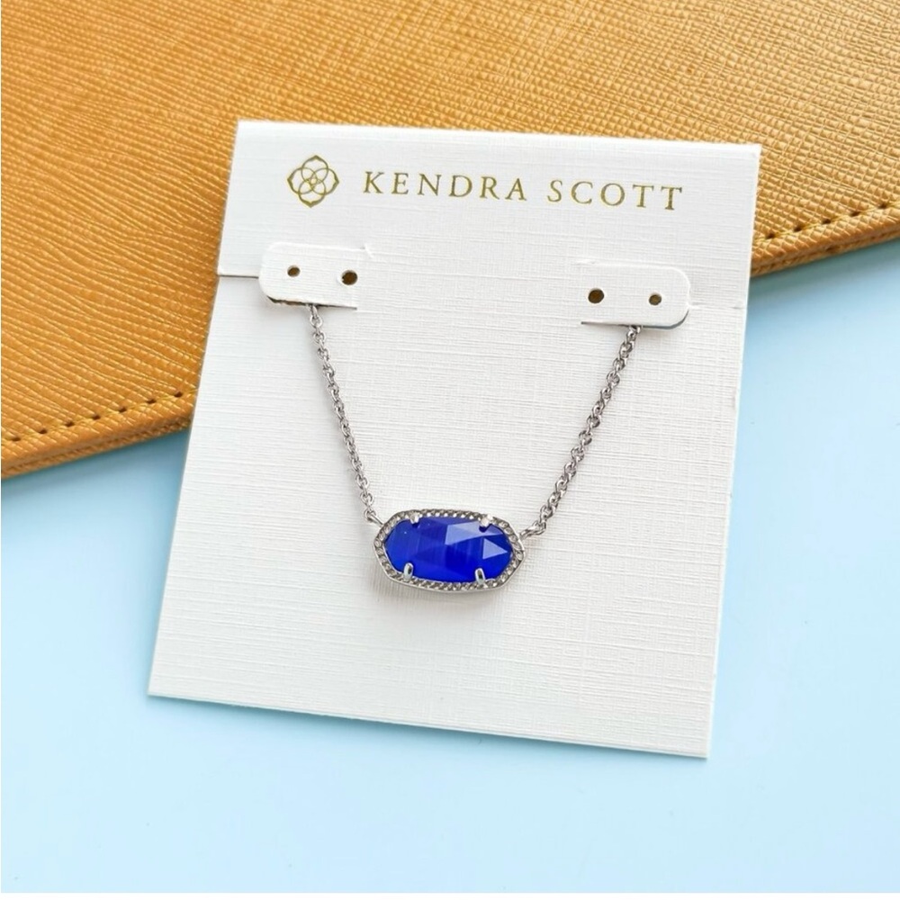 Kendra Scott Blue Silver Necklace